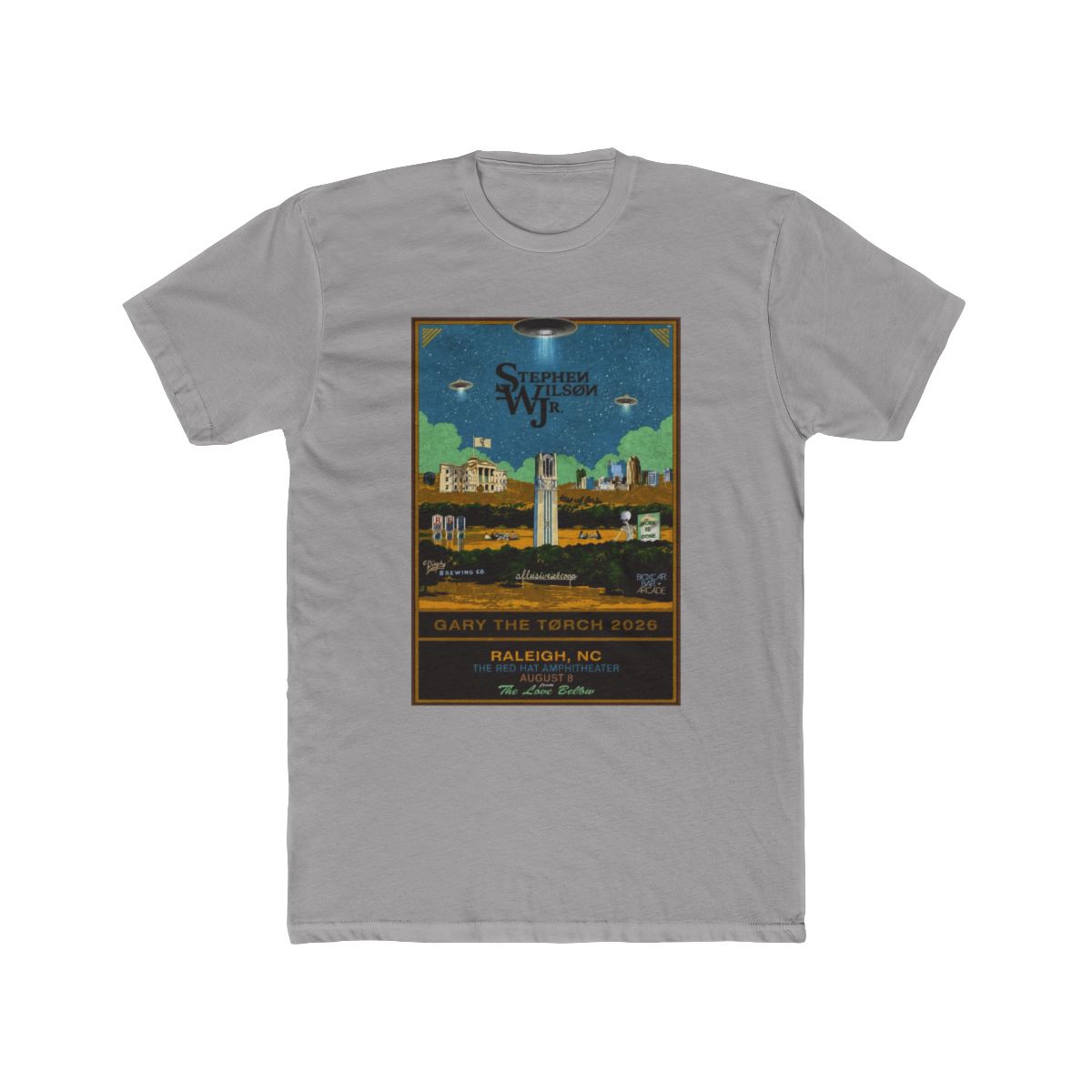 Stephen Wilson JR. In Raleigh NC On Aug 8 2026 Tour T Shirt